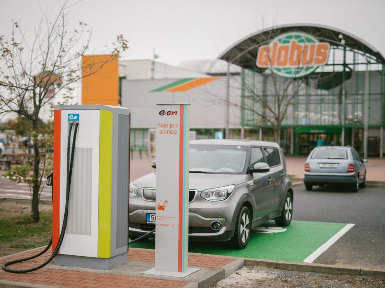 E.on electric charging station