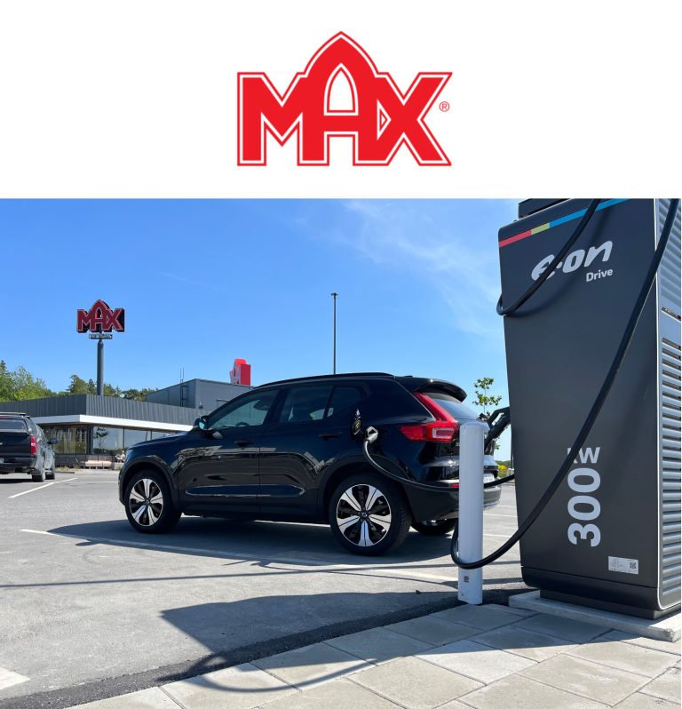 Ev charging solution for retail partner MAX with Edri E.ON