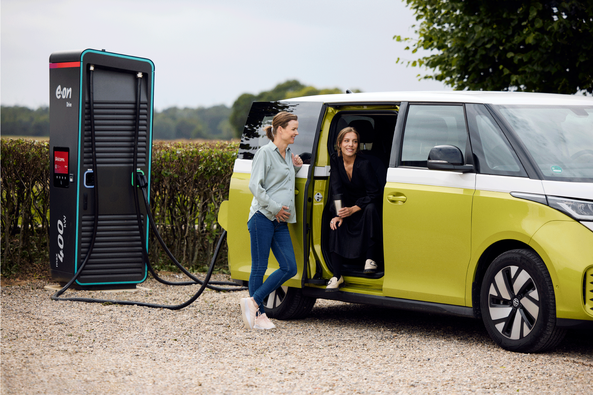 electric charging van